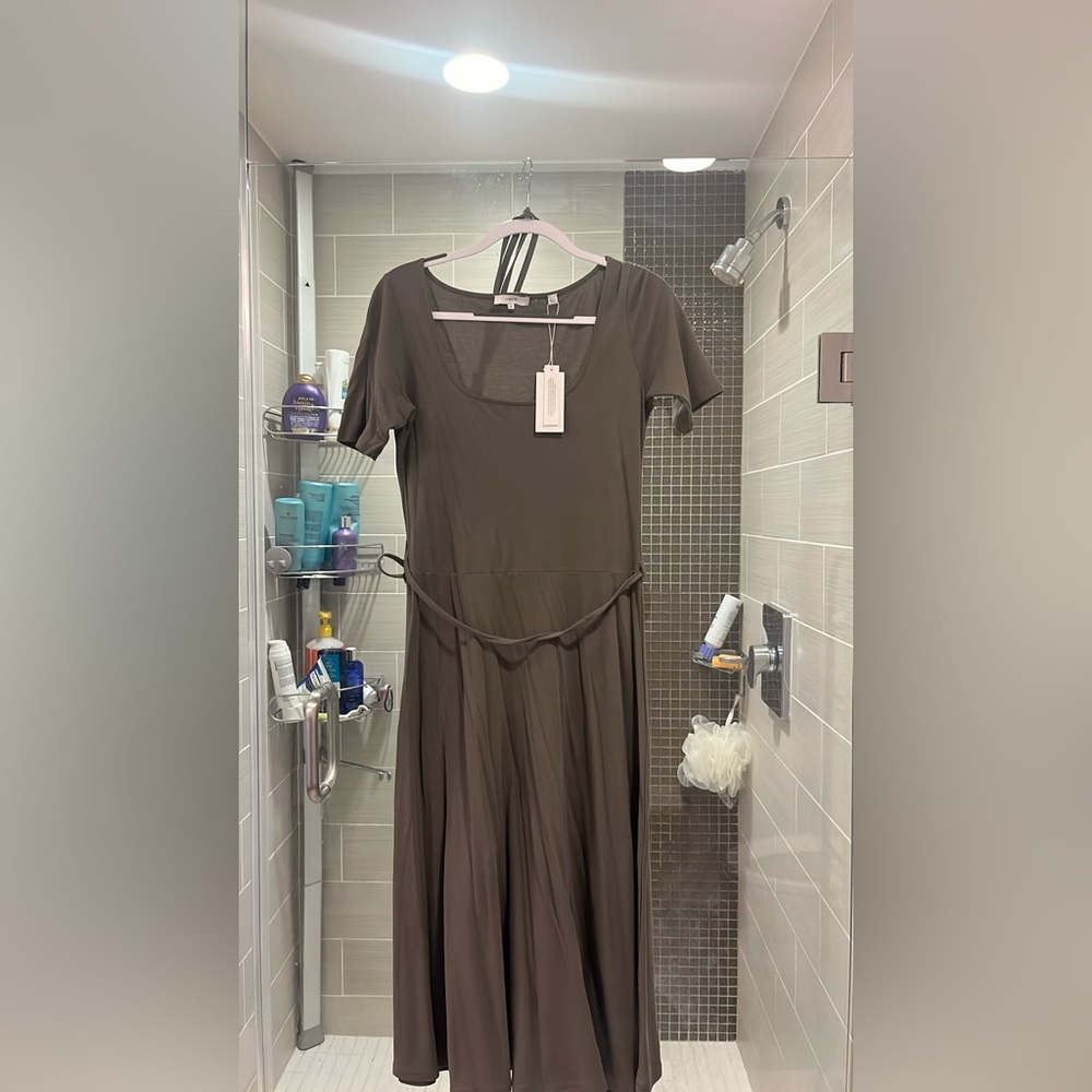 Vince Midi cap sleeve dress